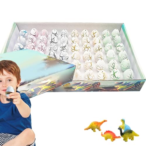 Bruteier für Kinder, Dinosaurier-Bruteier – 60 x Dinosaurier-Spiele mit Luke im Wasser | Neuheit -Dinosaurier-Eier, Dinosaurier-Eier mit Dinosauriern im Inneren, Spielzeug für die C Bruteier für Kinder, Dinosaurier-Bruteier – 60 x Dinosaurier-Spiele mit Luke im Wasser | Neuheit -Dinosaurier-Eier, Dinosaurier-Eier mit Dinosauriern im Inneren, Spielzeug für die C von Generic