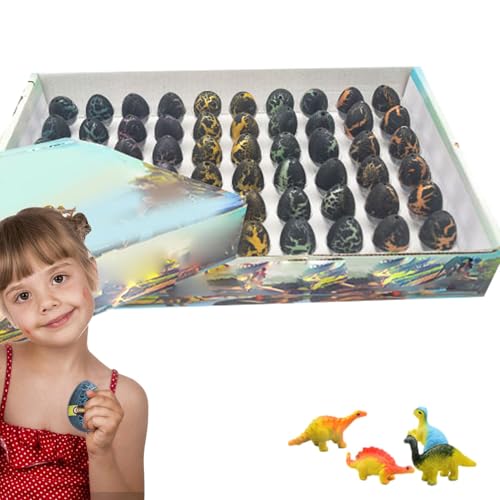 Bruteier für Kinder, Dinosaurier-Bruteier – 60 x Dinosaurier-Spiele mit Wasserluke, -Dinosaurier-Eier, Neuheit zum Wachsen eines Dinosauriers, Spielzeug für Uo Bruteier für Kinder, Dinosaurier-Bruteier – 60 x Dinosaurier-Spiele mit Wasserluke, -Dinosaurier-Eier, Neuheit zum Wachsen eines Dinosauriers, Spielzeug für Uo von Generic