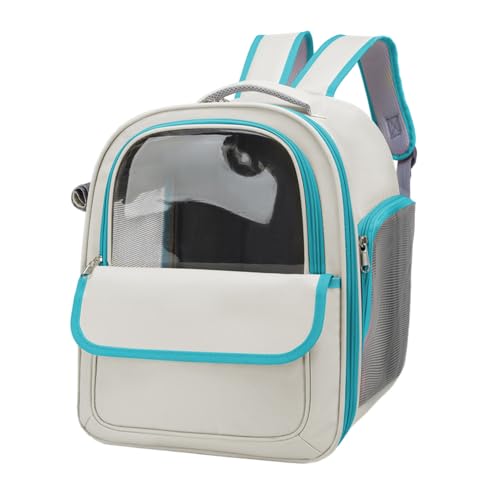 Bubble Pet Rucksack - Belüftete Katzentrage | Bequemer Reiserucksack für kleine Hunde und Katzen | Stilvoller und langlebiger Haustierrucksack für Outdoor-Reisen und Wandern von Generic