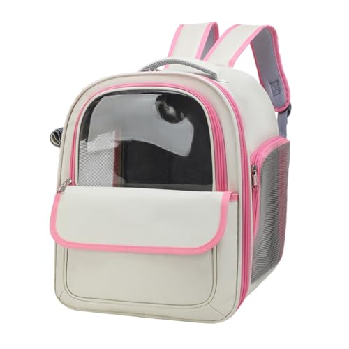 Bubble Pet Rucksack - Belüftete Katzentrage | Bequemer Reiserucksack für kleine Hunde und Katzen | Stilvoller und langlebiger Haustierrucksack für Outdoor-Reisen und Wandern von Generic