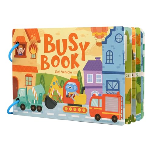 Buchspielzeug für Kleinkinder, Lernaktivitäten im Vorschulalter, pädagogische Bücher für Kinder ab 3 Jahren, sensorisches Kleinkindspielzeug, Geburtstage, Weihnachten, Reisen für Kinder (D, One Size) Buchspielzeug für Kleinkinder, Lernaktivitäten im Vorschulalter, pädagogische Bücher für Kinder ab 3 Jahren, sensorisches Kleinkindspielzeug, Geburtstage, Weihnachten, Reisen für Kinder (D, One Size) von Generic