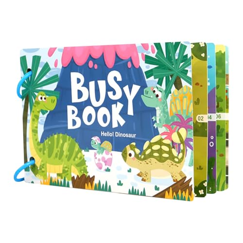 Buchspielzeug für Kleinkinder, Lernaktivitäten im Vorschulalter, pädagogische Bücher für Kinder ab 3 Jahren, sensorisches Kleinkindspielzeug, Geburtstage, Weihnachten, Reisen für Kinder (F, One Size) Buchspielzeug für Kleinkinder, Lernaktivitäten im Vorschulalter, pädagogische Bücher für Kinder ab 3 Jahren, sensorisches Kleinkindspielzeug, Geburtstage, Weihnachten, Reisen für Kinder (F, One Size) von Generic