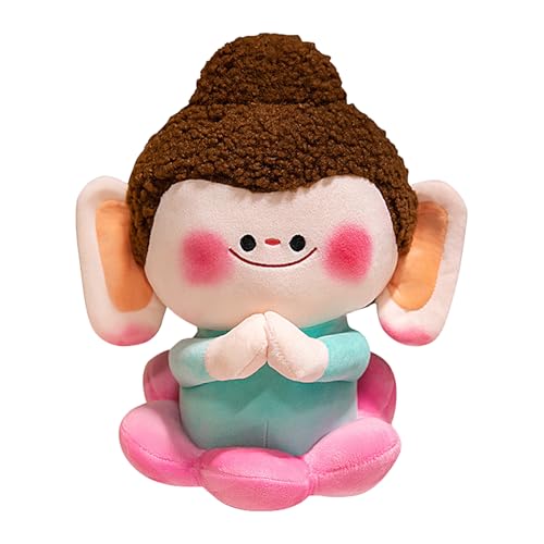Buddha Plüschspielzeug - Weichgefüllte Figur, transformierbare -Puppe | Hände-Together-Stil für Zen Meditation, lustiges Schlafzimmer, Wohnzimmer oder friedliches Ha Buddha Plüschspielzeug - Weichgefüllte Figur, transformierbare -Puppe | Hände-Together-Stil für Zen Meditation, lustiges Schlafzimmer, Wohnzimmer oder friedliches Ha von Generic