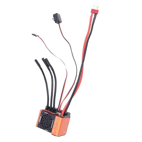 Bürstenloser ESC 60A, RC Bürstenloser Motor 2-3S Electric Speed ​​Controller Combo für 1/10 1/12 RC-Auto-LKW-Crawler-Buggy Set für 1/10 1/12 von Generic