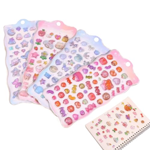 Bunny Cartoon Aufkleber - Nettes 3D-Klebepaket, niedliche dekorative Etiketten, kreative Kinderversorgung | Bunte 3D Aufkleber für Schulwerkzeuge Bleistiftkisten Wasserbecher Tabletten Kindergarten Kl Bunny Cartoon Aufkleber - Nettes 3D-Klebepaket, niedliche dekorative Etiketten, kreative Kinderversorgung | Bunte 3D Aufkleber für Schulwerkzeuge Bleistiftkisten Wasserbecher Tabletten Kindergarten Kl von Generic