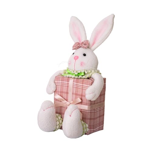 Bunny Figur, Kaninchenplüsch - Cartoon Kaninchenpuppe Osterhome Dekoration | Kinderkanet -Puppen -Ornamente, Cartoon -Kaninchenpuppe für die Heimdekoration Bunny Figur, Kaninchenplüsch - Cartoon Kaninchenpuppe Osterhome Dekoration | Kinderkanet -Puppen -Ornamente, Cartoon -Kaninchenpuppe für die Heimdekoration von Generic
