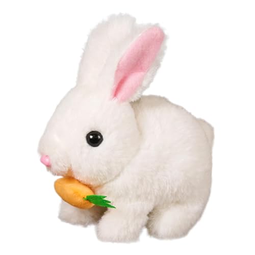 Bunny Toys Kids – interaktives Springendes Kaninchen-Spielzeug, realistisches Kaninchen-Plüschtier, Plüschtier für Kinder, Kaninchen-Spielzeug von Generic
