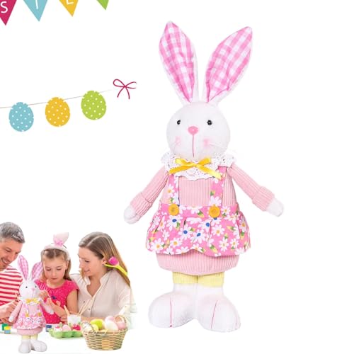 Bunny aus Plüsch, -Plüschtier, niedliches Tier, Hasenstatue, Spring Decor für den Küchentisch zu Hause von Generic