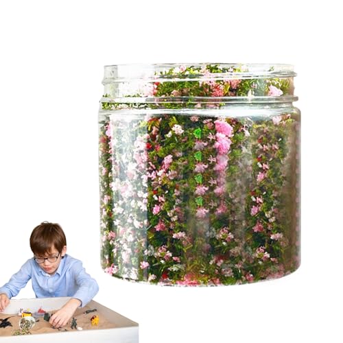 Buntes Baumpulver-Modell – Miniatur-Landschaftsmodell, bunte, realistische Basteldekoration, vielseitiges Bastelzubehör für Hochzeitstisch, Handbuchherstellung von Generic