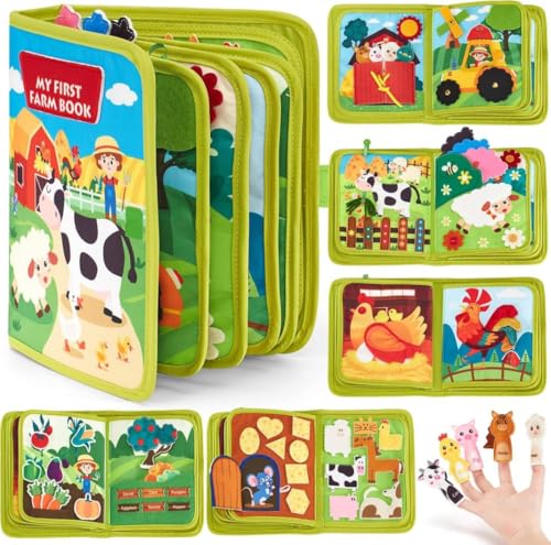 Busy Board Spielzeug ab 1 2 3 Jahr Junge: Geschenk Junge Mädchen 1-2 Jahre Montessori Kinderspielzeug ab 1-3 Baby Busy Book ab 1+ Geburtstagsgeschenk für Mädchen Junge Montessori Spielzeug (B) von Generic