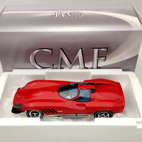CMF 1/18 für Thomassima III 1969 Rot CMF18145 Harz Modelle Limited Edition Kollektion Auto Spielzeug Geschenk Auto Miniatur von Generic