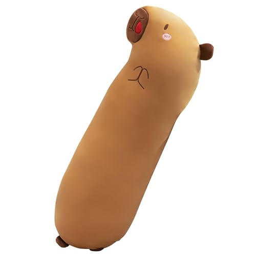 Capibara Körperkissen - kuscheliges Capbara-Plüschtier, langer und weicher Körper im Cartoon-Stil | Capibara Plüschtier, abnehmbares und waschbares Plüschtier, coole Plüschtiere zum Schlafen Capibara Körperkissen - kuscheliges Capbara-Plüschtier, langer und weicher Körper im Cartoon-Stil | Capibara Plüschtier, abnehmbares und waschbares Plüschtier, coole Plüschtiere zum Schlafen von Generic