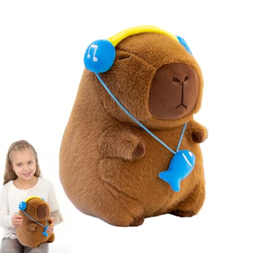 Capybara, Capybara Stoffed Animal - Hautfreundliche Animal Doll Home Decor | Weiches braunes Capybara Stoffed Pillow Plüschspielzeug für Familie, Freunde, Erwachsene, Frauen, Kinder Capybara, Capybara Stoffed Animal - Hautfreundliche Animal Doll Home Decor | Weiches braunes Capybara Stoffed Pillow Plüschspielzeug für Familie, Freunde, Erwachsene, Frauen, Kinder von Generic