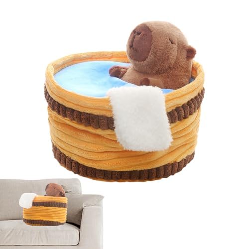 Capybara Badespielzeug – schwimmendes Wasserspielzeug mit Mini-Badewanne und Zubehör, entspannend eine niedliche Figur | Lustiges Baden, für Erwachsene, Dekoration, Büro, Geschenk Capybara Badespielzeug – schwimmendes Wasserspielzeug mit Mini-Badewanne und Zubehör, entspannend eine niedliche Figur | Lustiges Baden, für Erwachsene, Dekoration, Büro, Geschenk von Generic