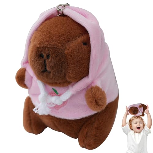 Capybara Gefüllter Schlüsselanhänger, niedlicher Capybara-Plüsch-Schlüsselanhänger, Stofftier-Schlüsselanhänger, Spielzeug, Puppenanhänger, Tierspielzeug, Rucksack-Zubehör für , Rosa, Consulte Capybara Gefüllter Schlüsselanhänger, niedlicher Capybara-Plüsch-Schlüsselanhänger, Stofftier-Schlüsselanhänger, Spielzeug, Puppenanhänger, Tierspielzeug, Rucksack-Zubehör für , Rosa, Consulte von Generic