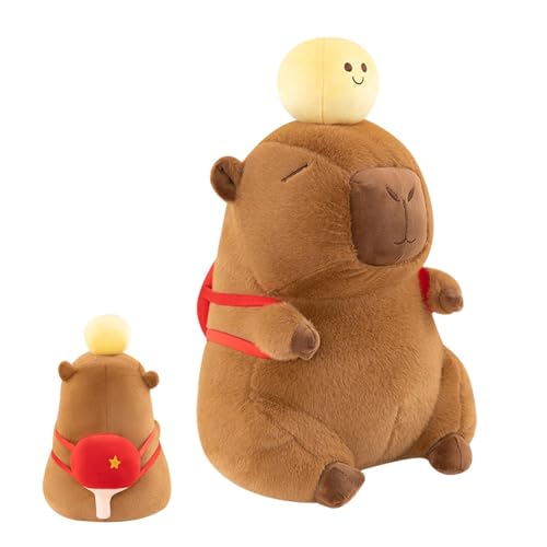 Capybara Plüschkissen, niedliches Cartoon-Design – Tischtennis-Rucksack, verbessertes Spielerlebnis, 13,78 Zoll, weiche Dekoration für Zuhause, Sofa, Schlafzimmer Capybara Plüschkissen, niedliches Cartoon-Design – Tischtennis-Rucksack, verbessertes Spielerlebnis, 13,78 Zoll, weiche Dekoration für Zuhause, Sofa, Schlafzimmer von Generic