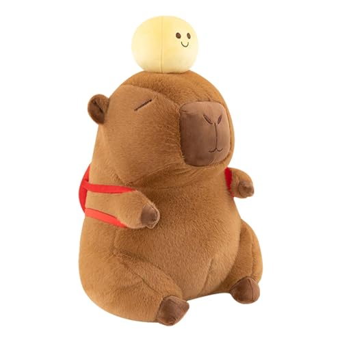 Capybara Plüschtier, niedliches Cartoon-Tierspielzeug – Tischtennis-Rucksack 13,78 Zoll, weiche Dekoration für Zuhause, Sofa, Schlafzimmer Capybara Plüschtier, niedliches Cartoon-Tierspielzeug – Tischtennis-Rucksack 13,78 Zoll, weiche Dekoration für Zuhause, Sofa, Schlafzimmer von Generic