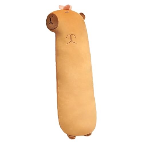 Capybara Plush | Körperkissen für Kinder, Plüschtier für Kinder, Capibara dekorativ für Wohnzimmer, Kinderzimmer, Sofa, Auto, Sofa, Buddha Capybara, langes Kissen Capybara Plush | Körperkissen für Kinder, Plüschtier für Kinder, Capibara dekorativ für Wohnzimmer, Kinderzimmer, Sofa, Auto, Sofa, Buddha Capybara, langes Kissen von Generic