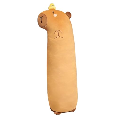 Capybara Plushiess | Langkörperkissen aus Plüsch | Kinderkissen mit langem Körper, niedliches Capybara-Plüschtier, Plüschtier, Buddha Capibara, langes Kissen Capybara Plushiess | Langkörperkissen aus Plüsch | Kinderkissen mit langem Körper, niedliches Capybara-Plüschtier, Plüschtier, Buddha Capibara, langes Kissen von Generic