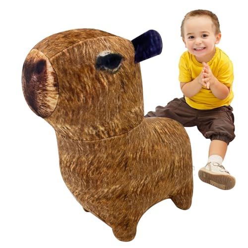 Capybara Stofftier - Plüschtier-Stofftiere | Bequeme Capybara-Plüschtiere, Stofftierpuppen für Kinder, Jungen, Geburtstags von Generic