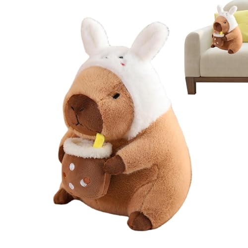 Capybara Toy Plüschtier Capybara Toy – abnehmbarer Kopfschmuck, niedlicher Capybara für Erwachsene und Mädchen, weiche Tiere Capybara Toy Plüschtier Capybara Toy – abnehmbarer Kopfschmuck, niedlicher Capybara für Erwachsene und Mädchen, weiche Tiere von Generic