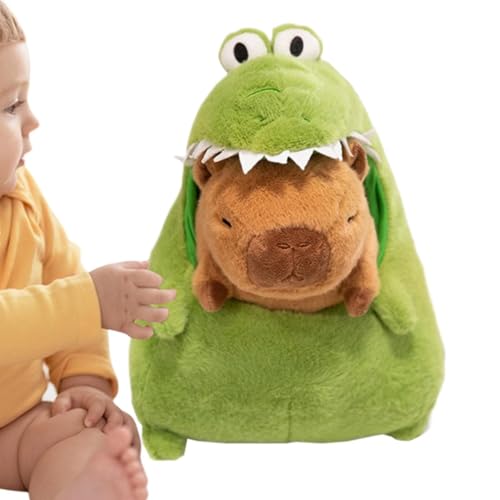 Capybara aus Plüsch, Capybara aus Plüsch, Capybara Raumdekoration, niedlicher Plüsch | 30,5 cm große Capybara Krokodil-Plüschkissen für Zuhause, Sofa, kleines Schlafzimmer Capybara aus Plüsch, Capybara aus Plüsch, Capybara Raumdekoration, niedlicher Plüsch | 30,5 cm große Capybara Krokodil-Plüschkissen für Zuhause, Sofa, kleines Schlafzimmer von Generic