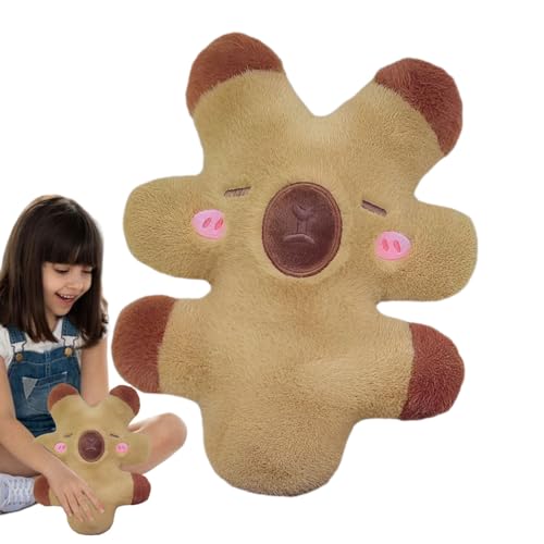 Capybara gefülltes Tier, niedliche Capybara Plüsch - Anime Plüschpuppe - Cartoon-Figur hautfreundlich, Kissen Dekoration für Mädchen, Kinderspiel Wohnzimmer Capybara gefülltes Tier, niedliche Capybara Plüsch - Anime Plüschpuppe - Cartoon-Figur hautfreundlich, Kissen Dekoration für Mädchen, Kinderspiel Wohnzimmer von Generic