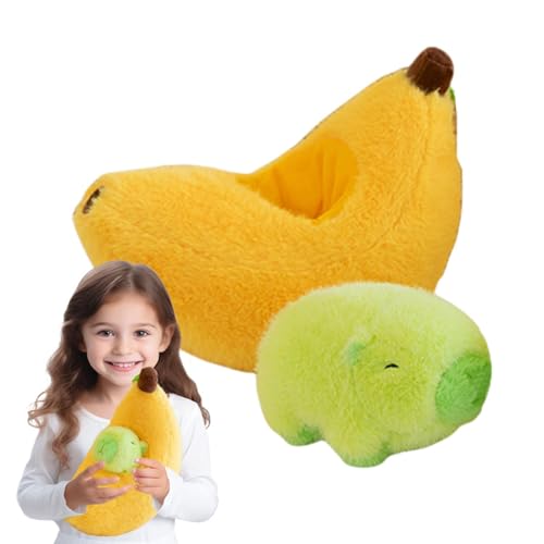 Carpincho Füllung, Banane, Plüsch, gefülltes Spielzeug, gefüllt mit Capybara-Plüschkissen, niedliches Spielzeug für Salz Carpincho Füllung, Banane, Plüsch, gefülltes Spielzeug, gefüllt mit Capybara-Plüschkissen, niedliches Spielzeug für Salz von Generic