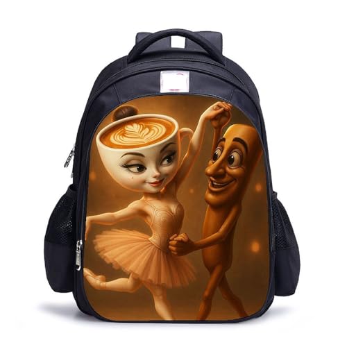 Cartoon Animation Schüler Rucksack wasserdicht und verschleißfeste Schultasche(B,L(32 * 17 * 42cm)) von Generic
