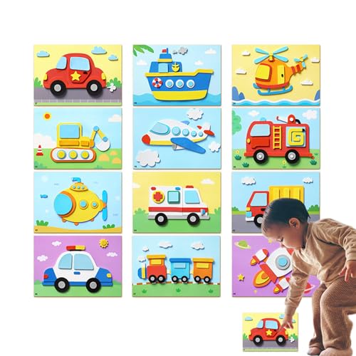 Cartoon Eva Sticker Toys – Kunstbedarf aus weichem Schaumstoff, kreative Spielaufkleber | Set mit Lernaufklebern zum Basteln mit lustigen Cartoon-Themen, interaktives Handwerk Cartoon Eva Sticker Toys – Kunstbedarf aus weichem Schaumstoff, kreative Spielaufkleber | Set mit Lernaufklebern zum Basteln mit lustigen Cartoon-Themen, interaktives Handwerk von Generic