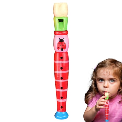 Cartoon-Flöte aus Holz, Cartoon-Flöte für Kinder, süße Holzflöte für Kinder, Blasinstrument mit 6 Löchern, pädagogisches Spielzeug für Babys, Spielzeug Cartoon-Flöte aus Holz, Cartoon-Flöte für Kinder, süße Holzflöte für Kinder, Blasinstrument mit 6 Löchern, pädagogisches Spielzeug für Babys, Spielzeug von Generic