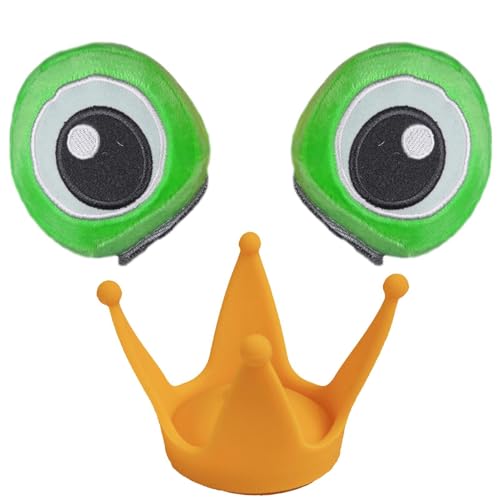 Cartoon Helmet Horns - Fun Ski & Bike Helmet Ears for Kids & Adults | Cute Frog Helmet Accessories for Snowboarding, Cycling & Skiing | Unisex Headgear Ear Covers von Generic