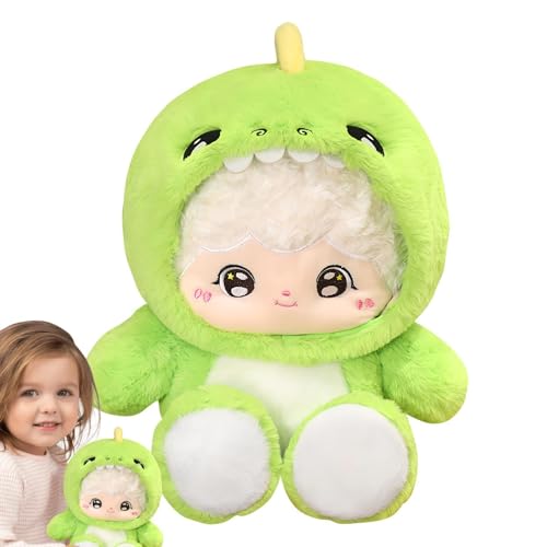Cartoon-Plüschpuppe – Plüschtier für Kinder, Dinosaurier Panda aus Plüsch | Verwandlungspuppe aus Plüschtier mit Cartoon-Figur, dekoratives Sofa für von Generic