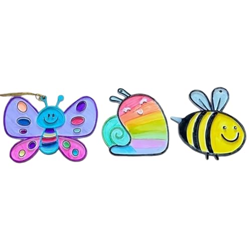 Cartoon zum Malen 3er Set, Mehrzweck bemalte Materialien für Kinder für Jugendliche Studentinnen | Kunst und Handwerk für Kinder - Tierschmuck Cartoon zum Malen 3er Set, Mehrzweck bemalte Materialien für Kinder für Jugendliche Studentinnen | Kunst und Handwerk für Kinder - Tierschmuck von Generic