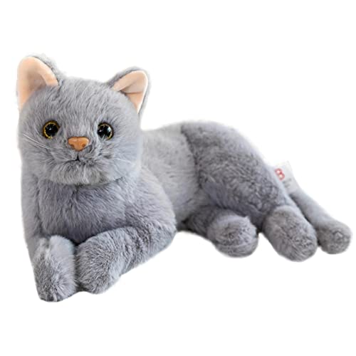 Cat Cuddly Spielzeug aus luxuriösem Stoff, weich, Simulation Cats Doll, niedliche Plüschspielzeug, Geschenkidee für Mädchen, Geburtstagsgeschenk, weiches Kissen Cat Cuddly Spielzeug aus luxuriösem Stoff, weich, Simulation Cats Doll, niedliche Plüschspielzeug, Geschenkidee für Mädchen, Geburtstagsgeschenk, weiches Kissen von Generic