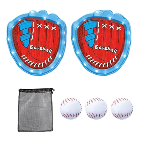 Catch-Ball-Spielset, Paddle Toss and Catch,Ballfangspiele Paddel - Wurfball-Sportspiel, Wurf- und Fangball-Spielset, lustiges interaktives Outdoor-Spielzeug für draußen, Party von Generic