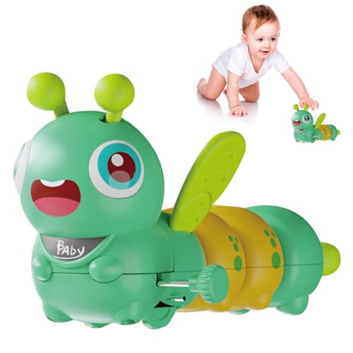Caterpillar Raupe zum Aufziehen, Caterpillar-Spielzeug, frühes Lernspielzeug – Deko-Spielzeug in Form einer Raupe zum Aufziehen, pädagogisches und lustiges Spielzeug zum Aufziehen von Generic
