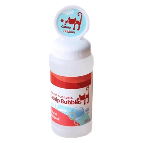 Catnip Play Bubbles – Natürliche Katzenminze Blasenflüssigkeit, parfümierte Blasenlösung | Hersteller von Katzenminze Blasenhersteller mit großer Kapazität, Katzenminze Blasenflüssigkeit von Generic