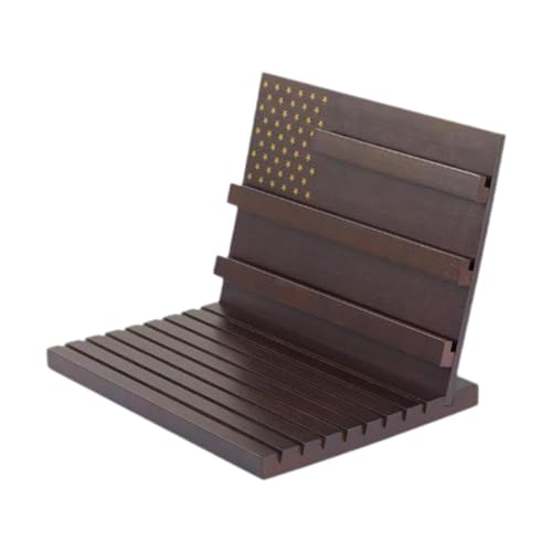 Challenge-Medaillenständer, Holzregal für Medaillen, Abzeichen, Tischausstellungen, Holzregal, Sammlung, mehrschichtiger Organizer von HuadaXtai