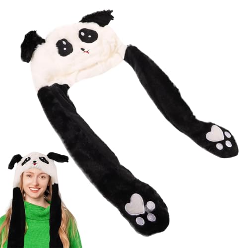Chapeau Écharpe Panda - Chapeau Panda En Peluche, Chapeau De Bonnet D’animaux | Chapeau D'animal D'hiver De Nouveauté Élégant, Chapeaux À Capuche En Peluche Lumineux Avec Oreilles Mobiles Pour Les Tem Chapeau Écharpe Panda - Chapeau Panda En Peluche, Chapeau De Bonnet D’animaux | Chapeau D'animal D'hiver De Nouveauté Élégant, Chapeaux À Capuche En Peluche Lumineux Avec Oreilles Mobiles Pour Les Tem von Generic