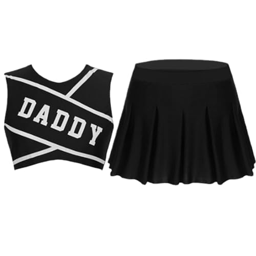 Cheerleader-Outfit, Cheerleader-Kostüm - Modisches Cheer-Outfit Cheerleading-Outfit | Bequeme Cheerleader-Uniform, Cheer-Uniformen für Thanksgiving, Weihnachten von Generic