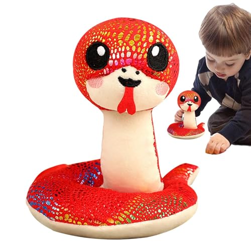 Chinesisches Neujahrsschlangenspielzeug, Schlangentier | Chinesische Neujahrs-Plüschdekoration: niedliche Plüschspielzeug, Schlangenplüsch-Pailletten-Puppe Chinesisches Neujahrsschlangenspielzeug, Schlangentier | Chinesische Neujahrs-Plüschdekoration: niedliche Plüschspielzeug, Schlangenplüsch-Pailletten-Puppe von Generic