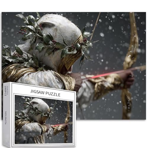 Christmas Archer Puzzle für Erwachsene, Mythologie, Kunst, Puzzle, anspruchsvolle Familienaktivitäten, buntes Bastelpuzzle für Heimdekoration, Geschenke, 70 × 50 cm, 1000 Teile Christmas Archer Puzzle für Erwachsene, Mythologie, Kunst, Puzzle, anspruchsvolle Familienaktivitäten, buntes Bastelpuzzle für Heimdekoration, Geschenke, 70 × 50 cm, 1000 Teile von Generic
