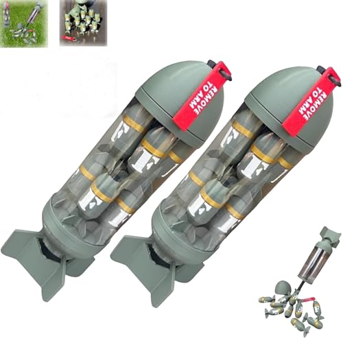 Cluster-F-Bombe, neues lustiges Dekompressionsbombenspielzeug, manchmal reicht es Nicht aus, eine F-Bombe abzuwerfen. Cluster, große Raketengranate mit 10 kleinen F-Bomben (2PCS) von Generic
