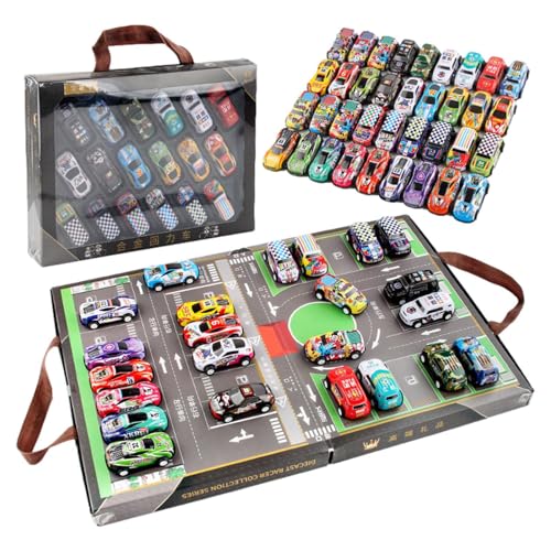 Coffret de jouets à tirer - Mini Voiture en alliag, es Macht so viel Spaß beim Rennen. Auch Autos mit Freunden, verschiedenen Models, Bildungsspiel, Eierfüller von Osterkorb Füllung, für Kleinkinder, von Generic