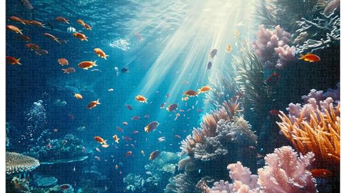 Coral Fluorescence Codex, Bio-optisches Entschlüsselungspuzzle, 1000-teiliges Puzzle (A ; 1000 Piece) von Generic