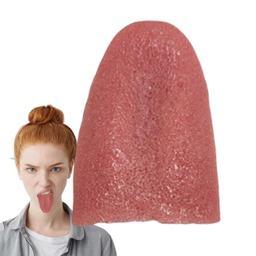 Cosplay Faling Tongue - Elastic Party Requisiten Witze Prann Sprachen | Realistisches Scherzungeninstrument schreckliche Spielzeuge für Kinder, Erwachsene Cosplay Faling Tongue - Elastic Party Requisiten Witze Prann Sprachen | Realistisches Scherzungeninstrument schreckliche Spielzeuge für Kinder, Erwachsene von Generic