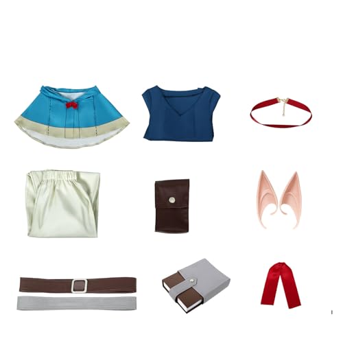 Cosplay-Kleid für Damen – Anime-Kostüm-Set mit Perücke und Zubehör Color2,L Cosplay-Kleid für Damen – Anime-Kostüm-Set mit Perücke und Zubehör Color2,L von Generic