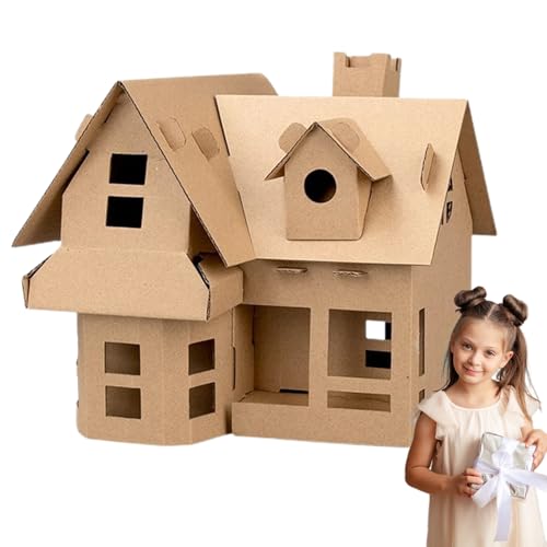 Cottage Model Kit - Miniatur -Holzhaushandwerks -Set, Bauprojekt, detaillierte Architektur sammelbare, kreative Gebäudeaktivität | handgefertigtes Puppenhaus -Kit mit Möbelstücken für Dekoration Cottage Model Kit - Miniatur -Holzhaushandwerks -Set, Bauprojekt, detaillierte Architektur sammelbare, kreative Gebäudeaktivität | handgefertigtes Puppenhaus -Kit mit Möbelstücken für Dekoration von Generic