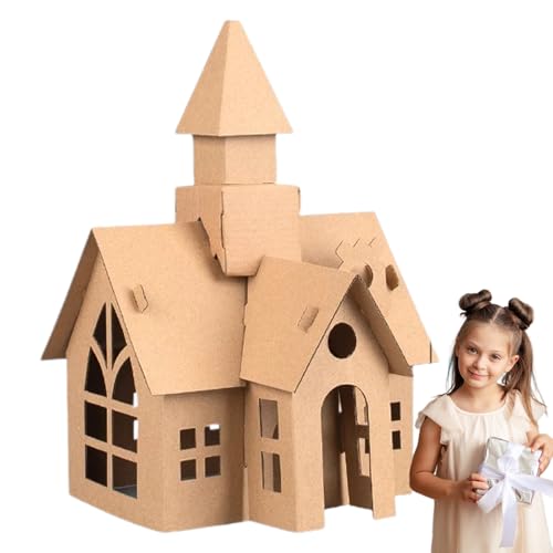 Cottage Model Kit - Miniatur -Holzhaushandwerks -Set, Bauprojekt, detaillierte Architektur sammelbare, kreative Gebäudeaktivität | handgefertigtes Puppenhaus -Kit mit Möbelstücken für Dekoration Cottage Model Kit - Miniatur -Holzhaushandwerks -Set, Bauprojekt, detaillierte Architektur sammelbare, kreative Gebäudeaktivität | handgefertigtes Puppenhaus -Kit mit Möbelstücken für Dekoration von Generic